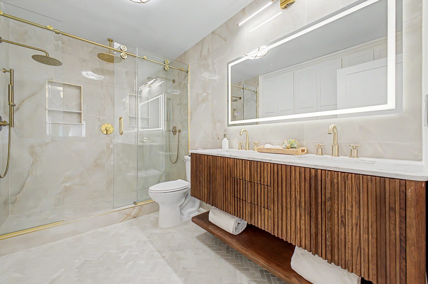 Primary bathroom remodel in Denver